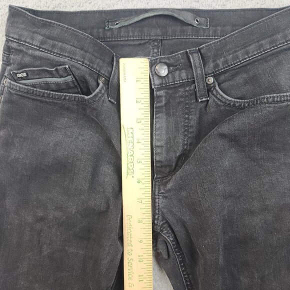 Joe’s Jeans The Rocker Womens Sz 29 Desmond Black Wash Slim Boot Flare Low Rise - Picture 6 of 12